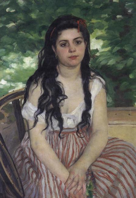Pierre Renoir Summer(The Gypsy Girl) Sweden oil painting art